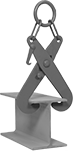Image of ProductInUse. Front orientation. Lifting Tongs. Beam-Lifting Tongs.