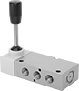 Two-Speed Two-Action Air Directional Control Valves with Exhausting Shut-Off