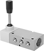 Two-Speed Two-Action Air Directional Control Valves with Exhausting Shut-Off