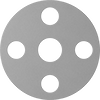 Ultra-Chemical-Resistant High-Strength PTFE Pipe Gaskets with Bolt Holes