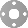 Ultra-Chemical-Resistant High-Strength PTFE Pipe Gaskets with Bolt Holes