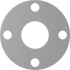 Ultra-Chemical-Resistant High-Strength PTFE Pipe Gaskets with Bolt Holes