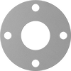 Ultra-Chemical-Resistant High-Strength PTFE Pipe Gaskets with Bolt Holes