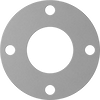 Ultra-Chemical-Resistant High-Strength PTFE Pipe Gaskets with Bolt Holes