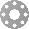Ultra-Chemical-Resistant High-Strength PTFE Pipe Gaskets with Bolt Holes