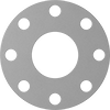 Ultra-Chemical-Resistant High-Strength PTFE Pipe Gaskets with Bolt Holes