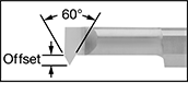 Image of Attribute. Front orientation. ZoomedIn view. Contains Annotated, Border. V-Shape Thread. Solid Carbide Internal Threading Lathe Tools.