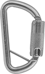 Image of Product. Front orientation. Carabiners. Twist-Locking-Latch Carabiners—Not for Lifting, Style 3.