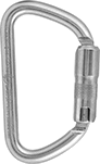 Image of Product. Front orientation. Carabiners. Twist-Locking-Latch Carabiners—Not for Lifting, Style 5.