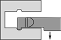 Image of Specification. Front orientation. Contains Annotated. Lathe Tools. Internal Grooving Lathe Tools for O-Rings.