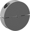 Image of Product. Front orientation. Shaft Collars. Finish-Your-Own-Bore Two-Piece Shaft Collars.