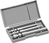 Expandable Center-Locating Punch Sets for Unthreaded Holes