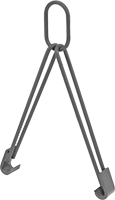 Image of Product. Front orientation. Drum Slings. Style D.