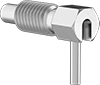 L-Handle Retractable Spring Plungers