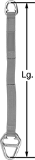 Image of Product. Front orientation. Contains Annotated. Slings. Web Slings with Choker Fittings.