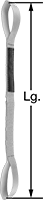 Image of Product. Front orientation. Contains Annotated. Slings. Flat-Eye Web Slings.