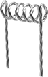 Image of Product. Front orientation. Vacuum Evaporation Boats. Style B.