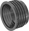 Drain, Waste, and Vent PVC Pipe Fittings for Joining Metal to Plastic