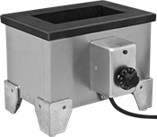 Image of Product. Front orientation. Melting Pots. Electric Melting Pots, Rectangular.