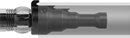 Image of ProductInUse. Front orientation. Deburring Tools. Screwdriver/Deburring Scrapers for Conduit .