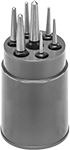 Image of Product. Front orientation. Center Punches. Starrett Center Punch Sets, 7 Pieces.