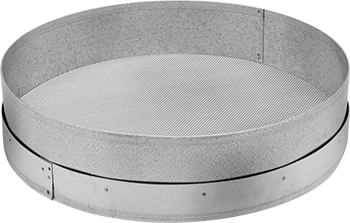 Image of Product. Front orientation. Heavy Duty Sieve, 20 Mesh Size.