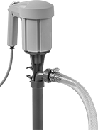 Image of Product. Front orientation. Drum Pumps. Electric Drum Pumps for Water, Oil, and Chemicals, Style A.