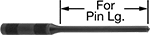 Image of Product. Front orientation. Contains Annotated. Pin Removal Punches. Pin Removal Punches for Hollow and Spring Pins.