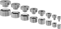 Image of Product. Front orientation. Hole Flaring Dies. 16 Pieces.