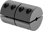 Image of Product. Front orientation. Rigid Shaft Couplings. Machinable-Bore Two-Piece Rigid Shaft Couplings.