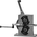 Image of Product. Front orientation. Roller Swage Presses. Bench-Top Roller Swage Presses for Wire Rope End Fittings.