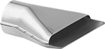 Image of Product. Front orientation. Heat Gun Nozzles. Deflecting Flat-Tip Heat Gun Nozzles, For Steinel Heat Guns, Style C.