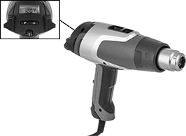 Image of Product. Front orientation. Contains Inset. Heat Guns. Programmable Heat Guns, Pistol.