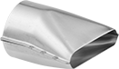 Image of Product. Front orientation. Heat Gun Nozzles. Flat-Tip Heat Gun Nozzles, For Steinel Heat Guns, Style C.