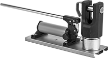 Image of Product. Front orientation. Compression Tools. Hydraulic Bench-Top Compression Tools for Rope and Wire Rope Sleeves.