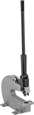 Image of Product. Front orientation. Hole Punches. Heavy Duty Long-Reach Bench-Mount Lever-Operated Hole Punches.