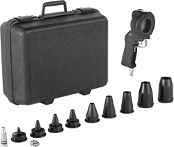 Image of Product. Front orientation. Tube Cleaners. Air-Powered Tube Cleaners, Gun and Nozzle Kits.