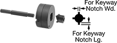 Image of Product. Front orientation. Contains Annotated, MultipleImages. Hole Punches. Stud-Driven Keyway Hole Punches, Round with Keyways.