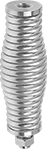 Image of Product. Front orientation. Flagpole Accessories. Threaded Rod End, Spring Mount.