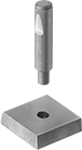Image of Product. Front orientation. Punch and Die Sets. Long-Reach Bench-Mount Lever-Operated Hole Punches.