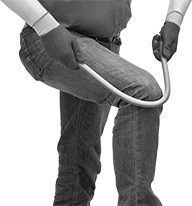 Image of ProductInUse. Front orientation. Conduit Benders. PVC Conduit and Pipe Hand Benders.