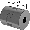 Image of System. Front orientation. Contains Annotated. Flexible Shaft Couplings. Splined-to-Keyed Spider Couplings.