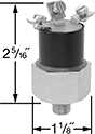 Image of Product. Top orientation. Contains Annotated. Pressure Switches. Fixed Setpoint Pressure Switches, Screw-Terminal Wire Connection.
