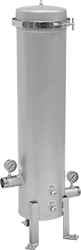 Image of Product. Style E. Front orientation. Filter Housings. Corrosion-Resistant Metal Filter Housings, Style E.