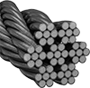 Nonmagnetic Stainless Steel Wire Rope—Not for Lifting