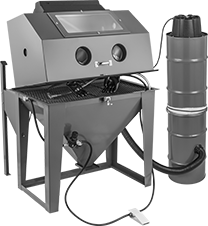 Image of Product. Front orientation. Abrasive Blasting Cabinets. Easy-Load Abrasive Blasting Cabinets.