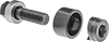 Stud-Driven Round Hole Punches for Pipe and Conduit