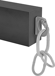 Image of ProductInUse. Front orientation. Hooks. Weld On, For Lifting.