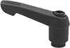 Image of Product. Front orientation. Adjustable Handles. Static-Control Adjustable Handles, Threaded Hole.