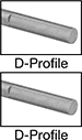 Image of Attribute. Front orientation. ZoomedIn view. Contains Border, MultipleImages. Mixer Shafts for Propellers with Set Screws.